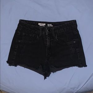 MOSSIMO high rise denim shorts